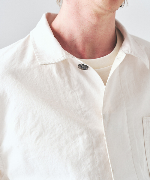 417 EDIFICE（フォーワンセブンエディフィス）の「サンフェード フレンチカバーオール（カバーオール・メンズ・ブラックミックス/ピンク/ホワイト・LARGE/MEDIUM）」の17枚目の写真