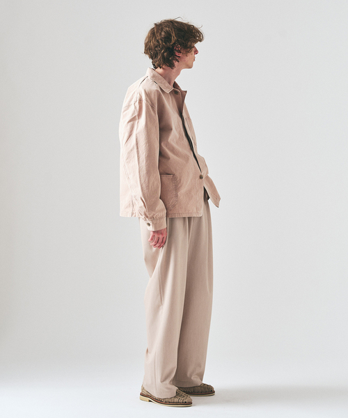 417 EDIFICE（フォーワンセブンエディフィス）の「サンフェード フレンチカバーオール（カバーオール・メンズ・ブラックミックス/ピンク/ホワイト・LARGE/MEDIUM）」の19枚目の写真