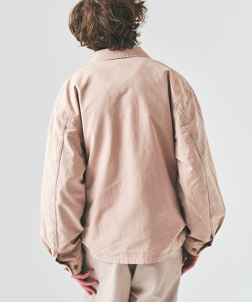 417 EDIFICE（フォーワンセブンエディフィス）の「サンフェード フレンチカバーオール（カバーオール・メンズ・ブラックミックス/ピンク/ホワイト・LARGE/MEDIUM）」の22枚目の写真