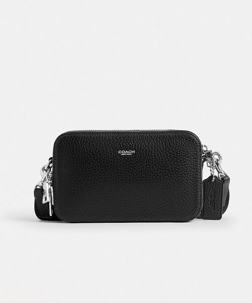 COACH（コーチ）の「クリントン クロスボディ バッグ（ショルダーバッグ・メンズ・ブラック系その他・ONE）」の3枚目の写真