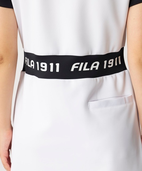FILA GOLF(フィラゴルフ )の「【FILA GOLF:フィラゴルフ】レディースモックネックワンピース ダンボールニット ゴルフ(ワンピース・レディース・ミント/ホワイト/ブラック・X-LARGE/LARGE/MEDIUM/XX-LARGE)」の11枚目の写真
