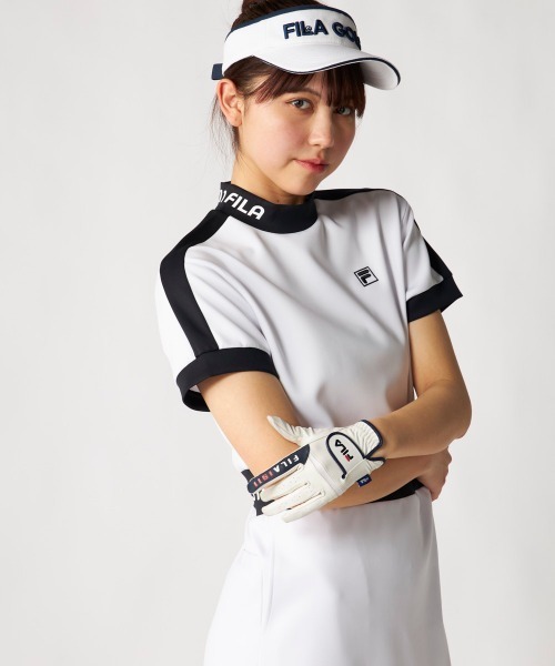 FILA GOLF(フィラゴルフ )の「【FILA GOLF:フィラゴルフ】レディースモックネックワンピース ダンボールニット ゴルフ(ワンピース・レディース・ミント/ホワイト/ブラック・X-LARGE/LARGE/MEDIUM/XX-LARGE)」の16枚目の写真