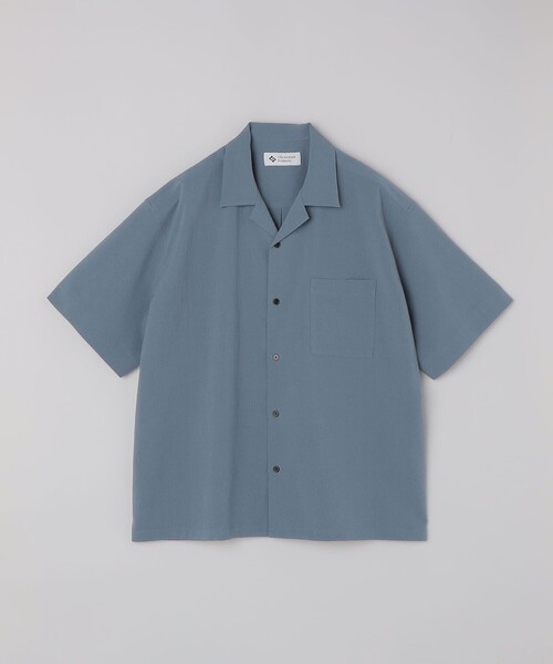 City Ambient Products(シティアンビエントプロダクツ)の「City Ambient Products: オープンカラー 楊柳 ショートスリーブ シャツ(シャツ/ブラウス・メンズ・ライトブルー/チャコールグレー/ライトグレー/ブラウン・SMALL/MEDIUM/LARGE)」の15枚目の写真