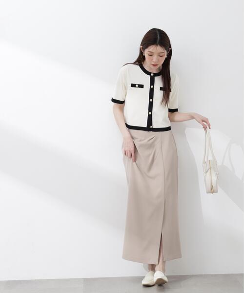 PROPORTION BODY DRESSING（プロポーションボディドレッシング）の「＜今村朱里さんコラボ＞アシメタックナロースカート / 1216120307（スカート・レディース・ホワイト系その他/ベージュ・P/S/MEDIUM/SMALL）」の5枚目の写真