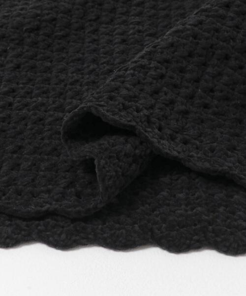 GANNI（ガニー）の「GANNI　CHENILLE CROCHET SKIRT（スカート・レディース・ブラック・X-SMALL/SMALL）」の6枚目の写真