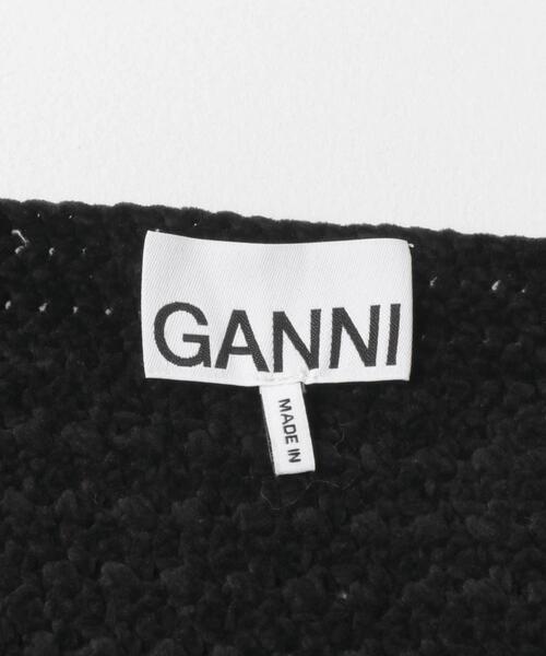 GANNI（ガニー）の「GANNI　CHENILLE CROCHET SKIRT（スカート・レディース・ブラック・X-SMALL/SMALL）」の7枚目の写真