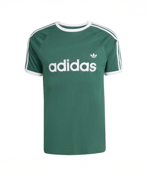 adidas Originals（アディダスオリジナルス）の「adidas originals / アディダス オリジナルス 3-STRIPES RINGER TEE（Tシャツ/カットソー・メンズ・ブラック/ホワイト/グリーン・MEDIUM/X-LARGE/LARGE）」の3枚目の写真