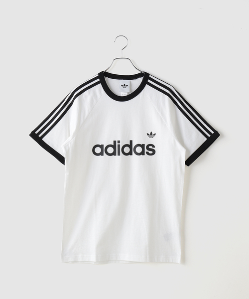 adidas Originals（アディダスオリジナルス）の「adidas originals / アディダス オリジナルス 3-STRIPES RINGER TEE（Tシャツ/カットソー・メンズ・ブラック/ホワイト/グリーン・MEDIUM/X-LARGE/LARGE）」の7枚目の写真