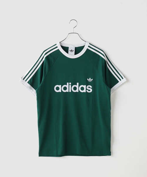 adidas Originals（アディダスオリジナルス）の「adidas originals / アディダス オリジナルス 3-STRIPES RINGER TEE（Tシャツ/カットソー・メンズ・ブラック/ホワイト/グリーン・MEDIUM/X-LARGE/LARGE）」の9枚目の写真