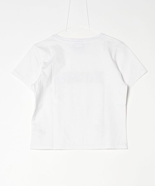 MAHAGRID(マハグリッド)の「『mahagrid/マハグリッド』GOTHIC APPLIQUE CROP TEE/ゴシック アップリケ クロップ Tシャツ(Tシャツ/カットソー・レディース・レッド/ホワイト・XS/S)」の15枚目の写真