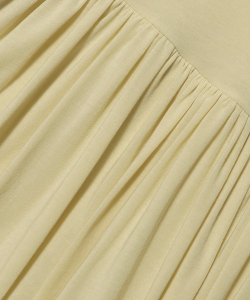 UNUS(ユナス)の「UNUS / Balloon Hem Jersey Dress(ワンピース・レディース・イエロー/ブラック・36/38)」の7枚目の写真