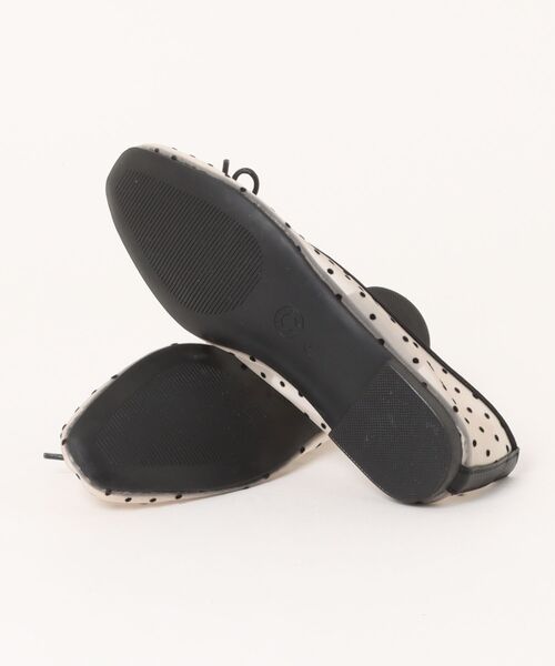 JELLY BEANS（ジェリービーンズ）の「【JB selection】シアーチュールスクエアバレエシューズ(210-62560)JELLY BEANS(ジェリービーンズ)（バレエシューズ・レディース・アイボリー/ピンク/ベージュ・S/M/L/LL）」の9枚目の写真