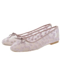 JELLY BEANS | 【JB selection】シアーチュールスクエアバレエシューズ(210-62560)JELLY BEANS(ジェリービーンズ)(バレエシューズ)