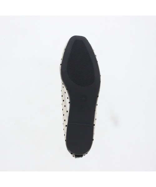 JELLY BEANS（ジェリービーンズ）の「【JB selection】シアーチュールスクエアバレエシューズ(210-62560)JELLY BEANS(ジェリービーンズ)（バレエシューズ・レディース・アイボリー/ピンク/ベージュ・S/M/L/LL）」の7枚目の写真