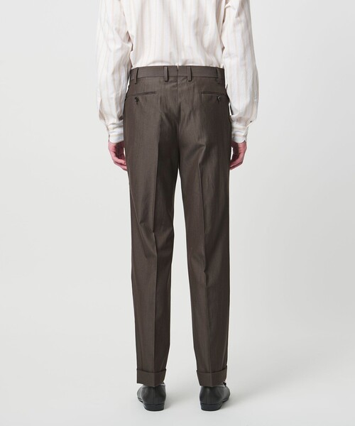 UNITED ARROWS（ユナイテッドアローズ）の「ポプリン 1プリーツ スラックス R-MODEL（スラックス・メンズ・モカ・50/46/48/44）」の16枚目の写真