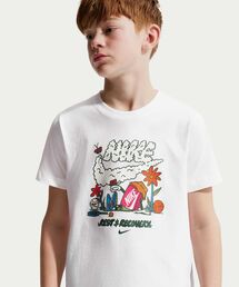NIKE（ナイキ）の「ナイキ スポーツウェア ジュニア Tシャツ / Nike Sportswear Big Kids' T-Shirt II9940-100 White（Tシャツ/カットソー）」