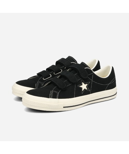 CONVERSE(コンバース)の「CONVERSE ONE STAR SUEDE V-3 / コンバース ワンスター スエード V-3 / 33702990(スニーカー・メンズ・ブラック・25.5cm/28cm/27.5cm/26cm/26.5cm/27cm/29cm/24.5cm/24cm/23.5cm)」の1枚目の写真
