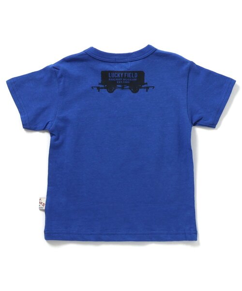 F.O.KIDS(エフオーキッズ)の「TRAIN 半袖Tシャツ(Tシャツ/カットソー・キッズ・オレンジ/オフホワイト/ブルー・140/130/120/110/100/90/80)」の4枚目の写真