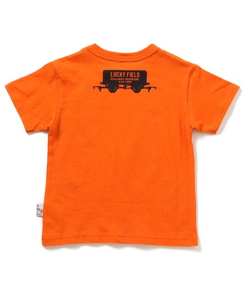 F.O.KIDS(エフオーキッズ)の「TRAIN 半袖Tシャツ(Tシャツ/カットソー・キッズ・オレンジ/オフホワイト/ブルー・140/130/120/110/100/90/80)」の5枚目の写真
