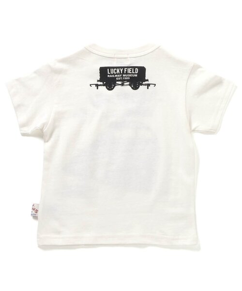 F.O.KIDS(エフオーキッズ)の「TRAIN 半袖Tシャツ(Tシャツ/カットソー・キッズ・オレンジ/オフホワイト/ブルー・140/130/120/110/100/90/80)」の6枚目の写真