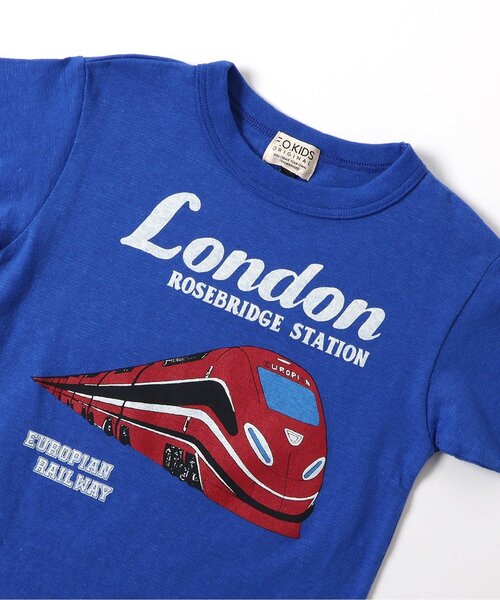 F.O.KIDS(エフオーキッズ)の「TRAIN 半袖Tシャツ(Tシャツ/カットソー・キッズ・オレンジ/オフホワイト/ブルー・140/130/120/110/100/90/80)」の7枚目の写真