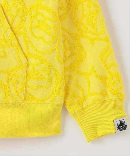 XLARGE KIDS（エクストララージキッズ）の「ファニーゴリラパイルジャカードジップパーカー（パーカー・キッズ・レモンイエロー/ライトグリーン・80ｃｍ/110cm/130cm/140cm/100cm/90cm/120cm）」の9枚目の写真