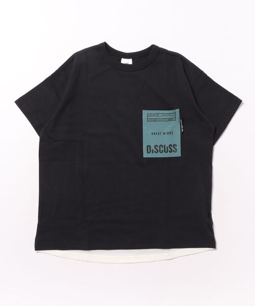 FARM（ファーム）の「ﾃﾞｨｽｶTｼｬﾂ（Tシャツ/カットソー・キッズ・パープル/ブラック・130cm/140cm/150cm/160cm）」の2枚目の写真