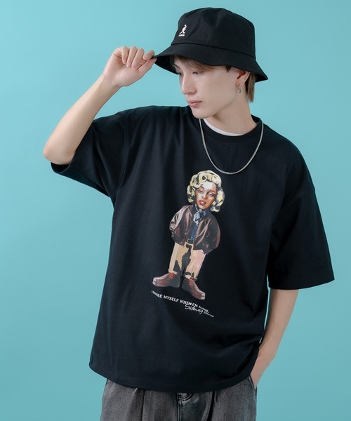 En serio TOKYO(エンソリオトーキョー)の「【SIDEWAYSTANCE】オールドウーマン半袖Tシャツ 70437(Tシャツ/カットソー・メンズ・カーキ/ホワイト/ブラック・SMALL/X-LARGE/MEDIUM/LARGE)」の16枚目の写真