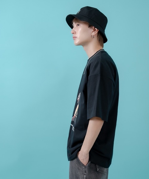 En serio TOKYO(エンソリオトーキョー)の「【SIDEWAYSTANCE】オールドウーマン半袖Tシャツ 70437(Tシャツ/カットソー・メンズ・カーキ/ホワイト/ブラック・SMALL/X-LARGE/MEDIUM/LARGE)」の14枚目の写真
