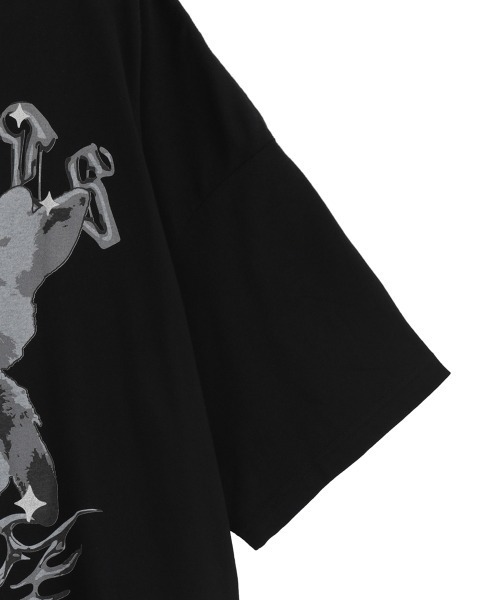 Candy Stripper（キャンディストリッパー）の「BUNNIES METAL BIG BIG Tシャツ（Tシャツ/カットソー・レディース・ライトブルー/オフホワイト/ブラック/ピンク・FREE）」の7枚目の写真