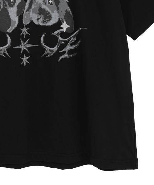 Candy Stripper（キャンディストリッパー）の「BUNNIES METAL BIG BIG Tシャツ（Tシャツ/カットソー・レディース・ライトブルー/オフホワイト/ブラック/ピンク・FREE）」の8枚目の写真