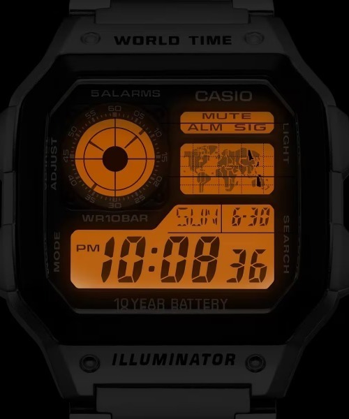 CASIO(カシオ)の「CASIO/カシオ 腕時計 CASIO Collection STANDARD AE-1200WHD-1AJF(デジタル腕時計・メンズ・シルバー・FREE)」の3枚目の写真