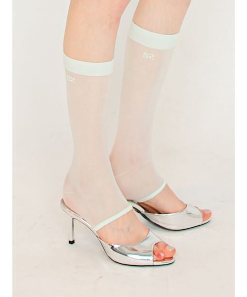 SORIN(ソリン )の「Toeless Sheer Socks/トゥーレスシアーソックス(ソックス/靴下・レディース・ミント/ダークグレー/ライトピンク/ホワイト・F)」の22枚目の写真