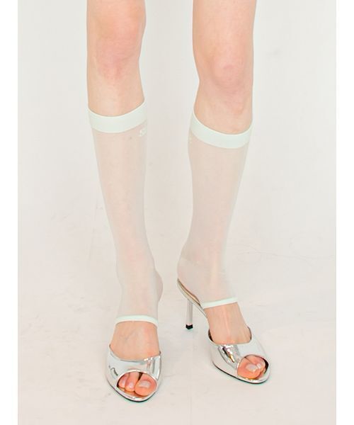 SORIN(ソリン )の「Toeless Sheer Socks/トゥーレスシアーソックス(ソックス/靴下・レディース・ミント/ダークグレー/ライトピンク/ホワイト・F)」の21枚目の写真