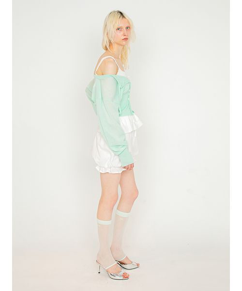 SORIN(ソリン )の「Toeless Sheer Socks/トゥーレスシアーソックス(ソックス/靴下・レディース・ミント/ダークグレー/ライトピンク/ホワイト・F)」の11枚目の写真