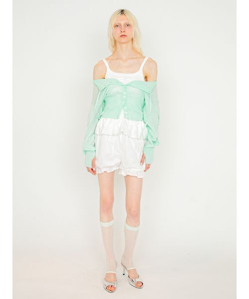 SORIN(ソリン )の「Toeless Sheer Socks/トゥーレスシアーソックス(ソックス/靴下・レディース・ミント/ダークグレー/ライトピンク/ホワイト・F)」の10枚目の写真