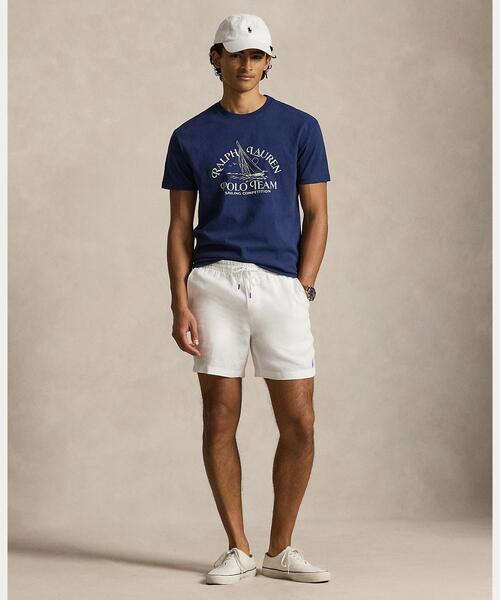 POLO RALPH LAUREN(ポロ ラルフ ローレン)の「クラシック フィット ジャージー グラフィック Tシャツ(Tシャツ/カットソー・メンズ・ブルー・M/L/S/XS/XL)」の3枚目の写真
