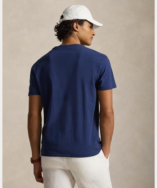 POLO RALPH LAUREN(ポロ ラルフ ローレン)の「クラシック フィット ジャージー グラフィック Tシャツ(Tシャツ/カットソー・メンズ・ブルー・M/L/S/XS/XL)」の4枚目の写真