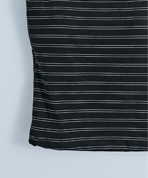 kirakiraShop(キラキラショップ)の「カップ付き 細ボーダー キャミソール(キャミソール・レディース・ホワイト系その他/ブラック系その他・FREE)」の15枚目の写真