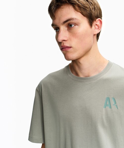 AIGLE（エーグル）の「接触冷感 オーガニックコットン バックプリント半袖Tシャツ（Tシャツ/カットソー・メンズ・セージグリーン/イエロー/ホワイト・XL/L/M/S）」の5枚目の写真