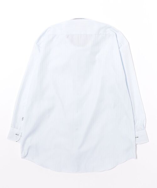 TOKYO SHIRTS(トウキョウシャツ)の「【超形態安定】 形態安定ノンアイロン ボタンダウン 長袖ビジネスワイシャツ(大きいサイズ・長いサイズ)(ビジネスシャツ・メンズ・サックスブルー・首回り39cm-裄丈88cm/首回り41cm-裄丈90cm/首回り42cm-裄丈90cm/首回り43cm-裄丈90cm/首回り45cm-裄丈82cm/首回り45cm-裄丈86cm/首回り45cm-裄丈90cm/首回り47cm-裄丈86cm/首回り47cm-裄丈90cm)」の7枚目の写真