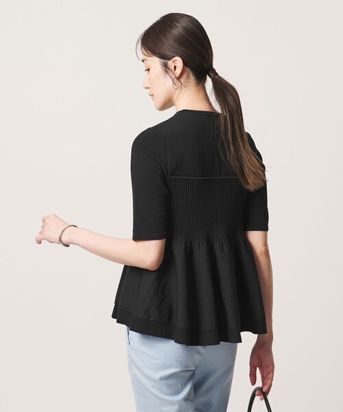 UNITED ARROWS（ユナイテッドアローズ）の「ビスチェ コンビ ニット ‐ウォッシャブル‐（ニット/セーター・レディース・ダークグレー/ブラック/ネイビー・FREE）」の7枚目の写真
