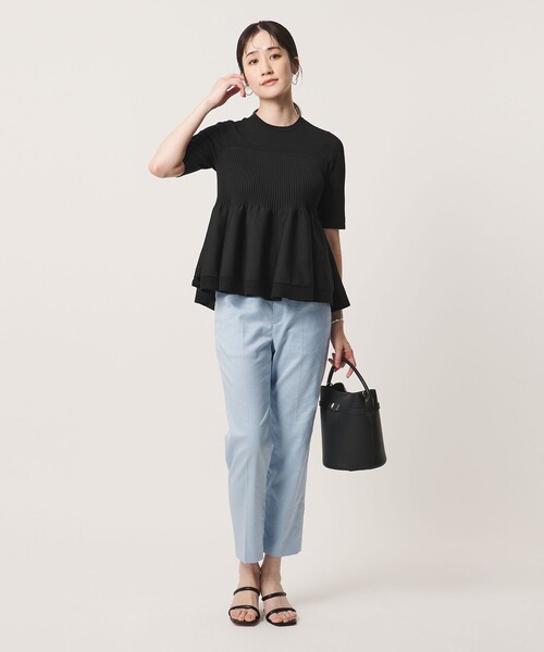UNITED ARROWS（ユナイテッドアローズ）の「ビスチェ コンビ ニット ‐ウォッシャブル‐（ニット/セーター・レディース・ダークグレー/ブラック/ネイビー・FREE）」の8枚目の写真