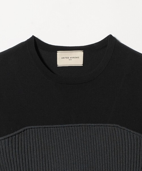 UNITED ARROWS（ユナイテッドアローズ）の「ビスチェ コンビ ニット ‐ウォッシャブル‐（ニット/セーター・レディース・ダークグレー/ブラック/ネイビー・FREE）」の17枚目の写真