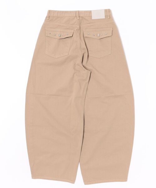 Figments(フィグメンツ)の「フラップスタッズヘリンボーンパンツ(その他パンツ・レディース・ベージュ・LARGE/SMALL/MEDIUM)」の2枚目の写真