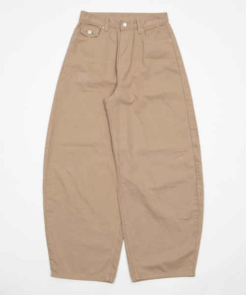 Figments(フィグメンツ)の「フラップスタッズヘリンボーンパンツ(その他パンツ・レディース・ベージュ・LARGE/SMALL/MEDIUM)」の13枚目の写真