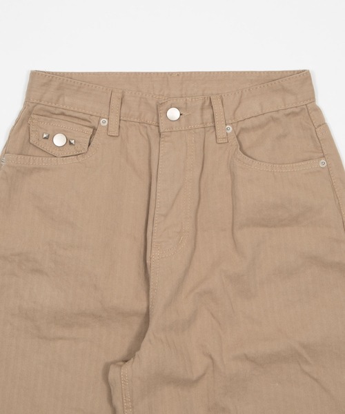 Figments(フィグメンツ)の「フラップスタッズヘリンボーンパンツ(その他パンツ・レディース・ベージュ・LARGE/SMALL/MEDIUM)」の15枚目の写真