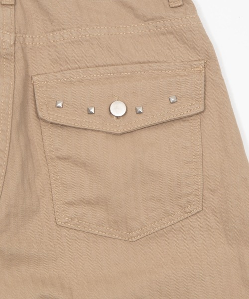 Figments(フィグメンツ)の「フラップスタッズヘリンボーンパンツ(その他パンツ・レディース・ベージュ・LARGE/SMALL/MEDIUM)」の4枚目の写真