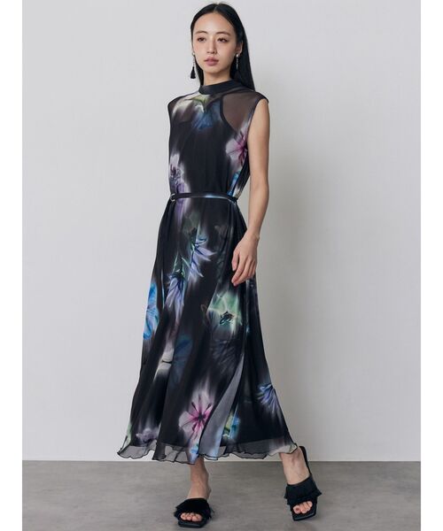 MURUA(ムルーア)の「フリンジサンダル(サンダル・レディース・アイボリー/ブラック・24.5/23.5)」の4枚目の写真