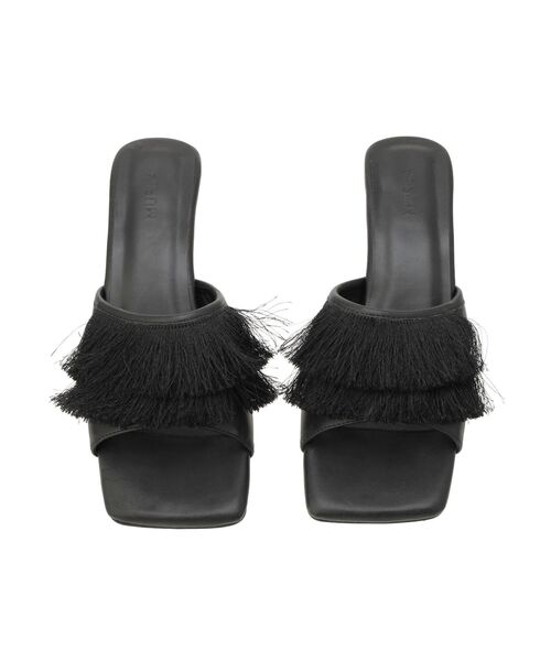 MURUA(ムルーア)の「フリンジサンダル(サンダル・レディース・アイボリー/ブラック・24.5/23.5)」の11枚目の写真